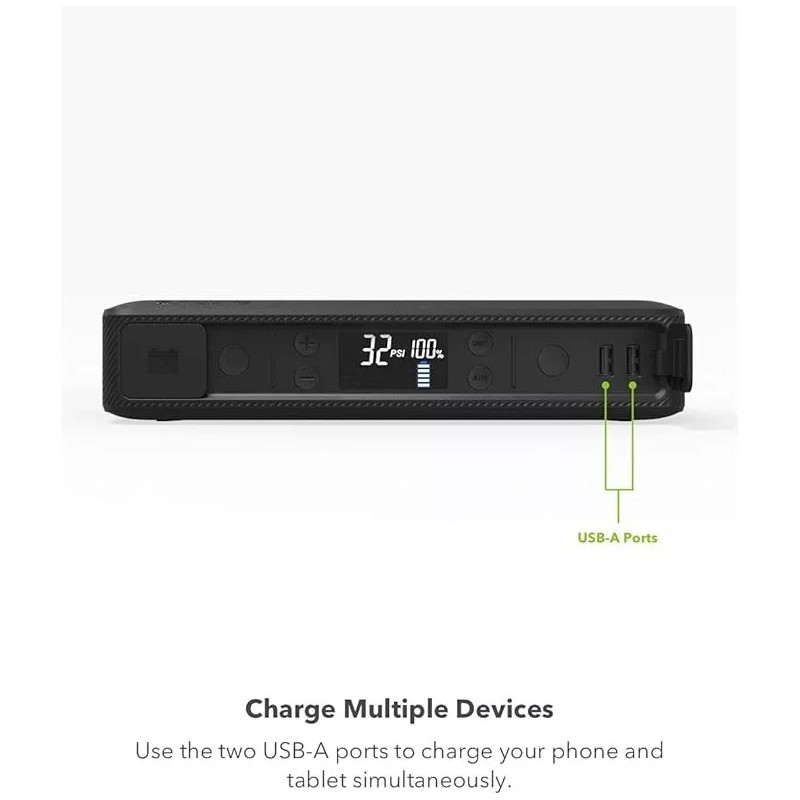 Mophie (BLUSH) Powerstation Go Air with Compressor, (2) USB-A Ports