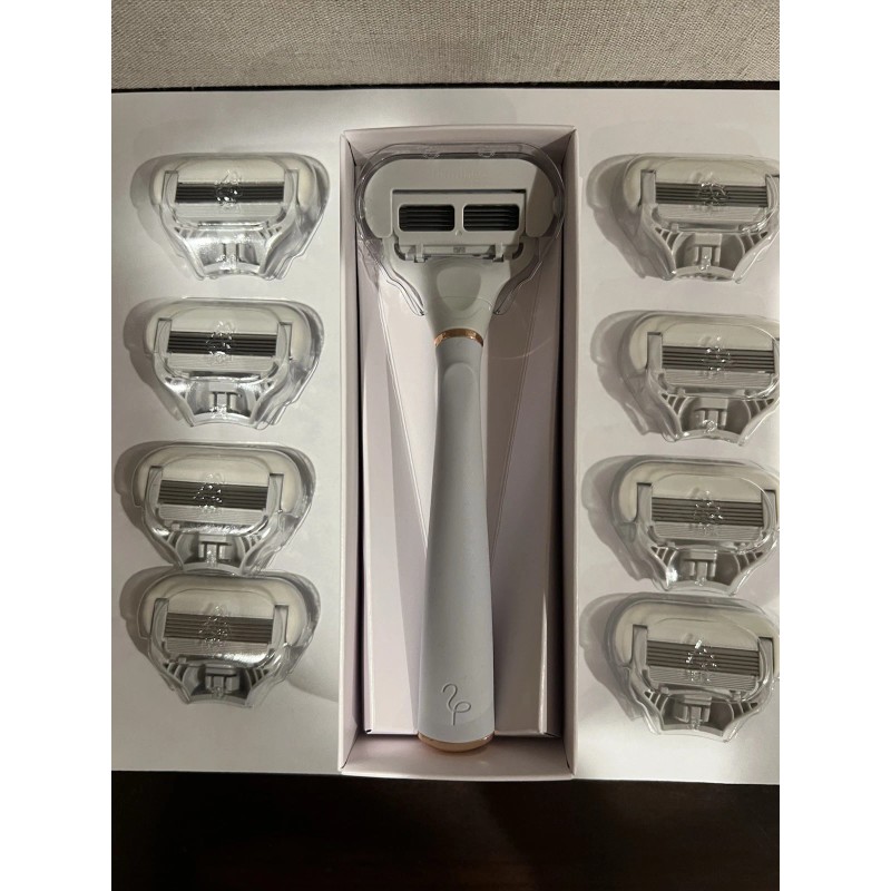 Flamingo Taro Rose Gold 9x Cartridges + Shower Holder Women's