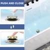 Brushed Gold Upgraded Tip Toe Tub Stopper, Universal Pop Up
