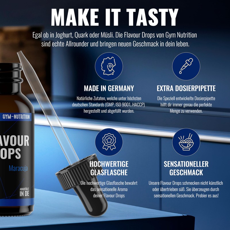 Flavour Drops 50 ml with Passion Fruit Flavour