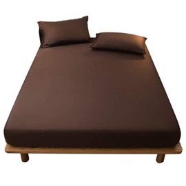 Fitted Sheet, Moisture Absorbent, Quick Drying, Mattress Cover, Bed Sheet, Bed Cover, Soft, Sweat Absorbent, Easy to Use, Breathable, Washable, Comfortable Sleep, Gusset Height Approx. 11.8 inches (30 cm), Queen Size Approx. 63.0 x 78.7 x 11.8 inches (16