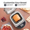 Elite Gourmet EBM8103SS Programmable Bread Maker Machine, 3 Loaf Sizes,