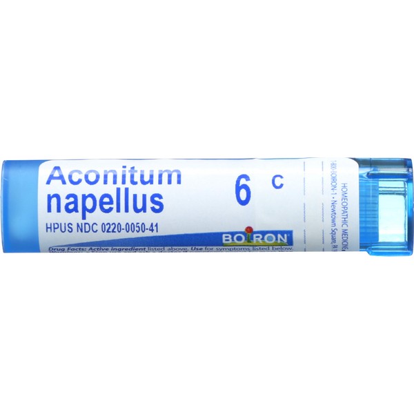 Aconitum Napellus 6C Homeopathic Medicine for High Fever of Sudden Onset (80 Pellets)