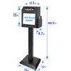 Suggestion Box with Stand, Floor Standing Offering Box, Heavy Duty