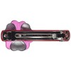 Caravan Celluloid Acetate Dainty Flower Automatic Barrette, Silver and Pink,