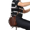Tourbon Leather Scissor Belt Shoulder Bag Electrician Holster Gardening Florist