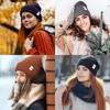 FEQO 4 Pack Satin Lined Winter Beanie Hats Soft Silk