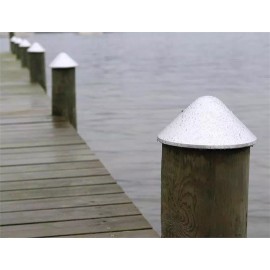 Kokille Quickcap Heavy Duty Aluminum Round Post Cap 3 1/4" for Docks or Fences