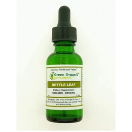Green Organic Supplements Nettle Leaf, Liquid Extract (Pack of 1)