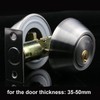 Qrity 1 PCS Single Cylinder Security Lock/Deadbolt, Bilateral Lock with