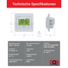 ELEKTROBOCK PT712 Digitaler Raumthermostat 230V - Programmierbarer Wandthermostat mit beleuchtetem