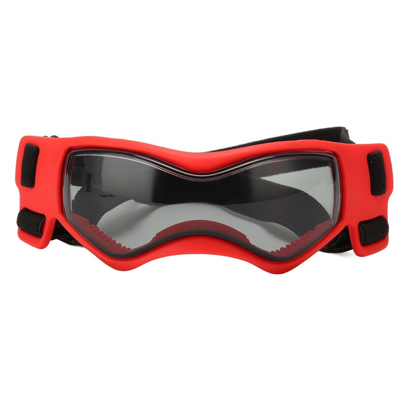 Dog Goggles Soft Silicone Frame Adjustable Dog UV Protection Sunglasses