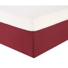 Cal King Wrinkle Resistant Tailored Drop Pleated Microfiber Bed Skirt