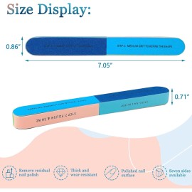 N/A 6-Pack All-in-One Nail Buffer - Effortlessly Create Smooth and Shiny Nails