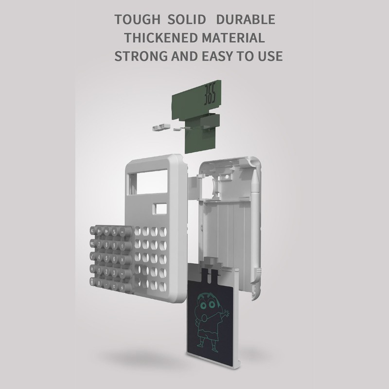 Calculator with Notepad 12 Digits Large Display Support Solar and