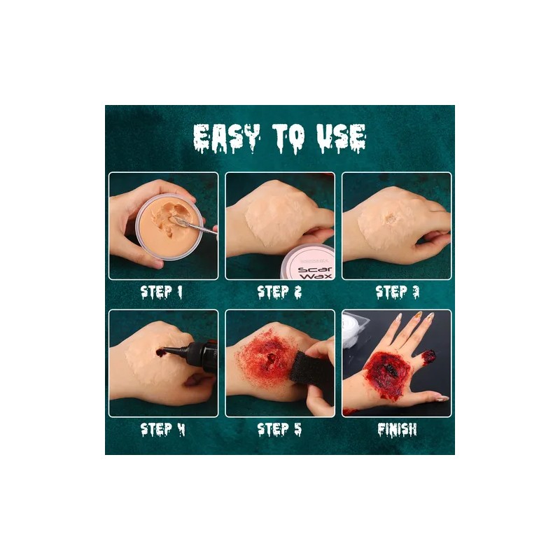 Bobisuka Kit Maquillaje De Efectos Especiales Halloween Sfx