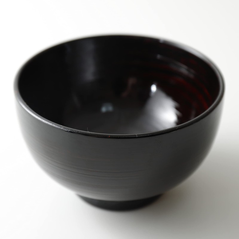 Osaka Choseido Dishwasher Safe Wooden Soup Bowl Yamanaka Lacquer Diameter
