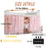 Qubanda 1 Panel Bottom Bunk Bed Curtains Cloth Breathable Bed