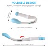 Wefaner Foldable Toilet Aid, 15.6“ Long Comfort Wipe Wand Bottom