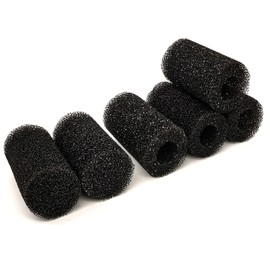 IAFVKAI 6X Pre-Filter Sponge for Aquarium Shrimp Fry Fish Tank Filter Pump Prefilter Sponge Replacement Foam Cover 3.2 X 1.6 Inch with 0.8" Hole Diameter