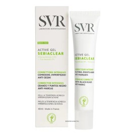 Svr Sebiaclear Active Gel Corrector Intensivo 40ml Grasa Día Noche