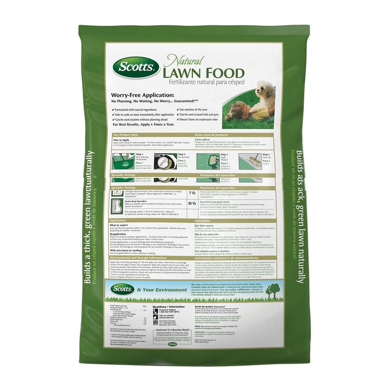 Scotts Natural Lawn Food, Lawn Fertilizer, For All Grass Types,