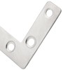 CHUEHKAK Pack of 40 Flat Connectors Stainless Steel L Shape