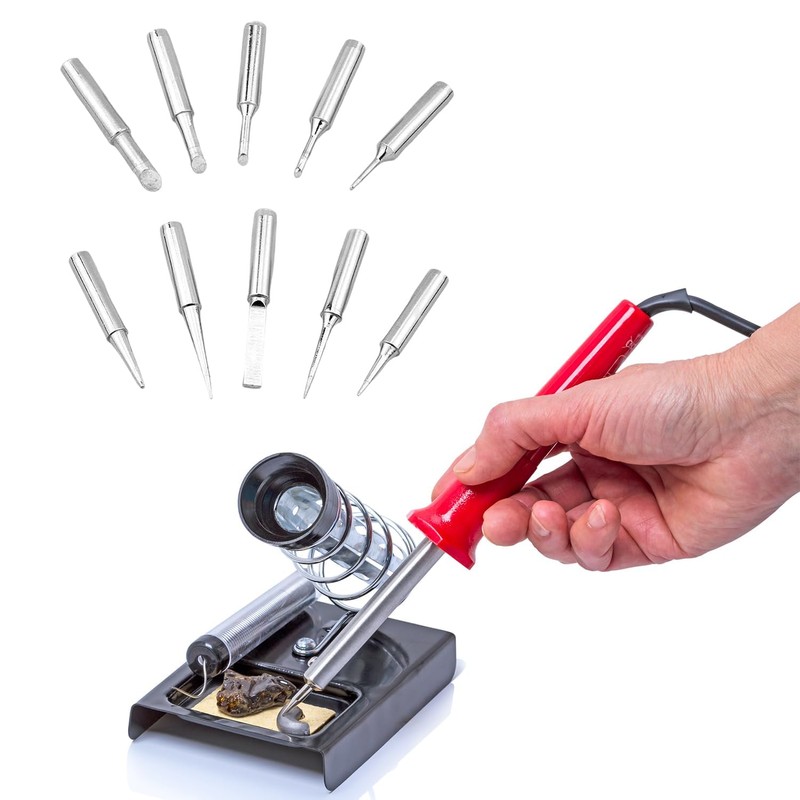 10-Pack 900M-T Series Soldering Iron Tips, High-Precision Soldering Tips for