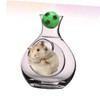 Sosoport Cooling Glass Nest for Hamsters Heat Dissipation Pet House