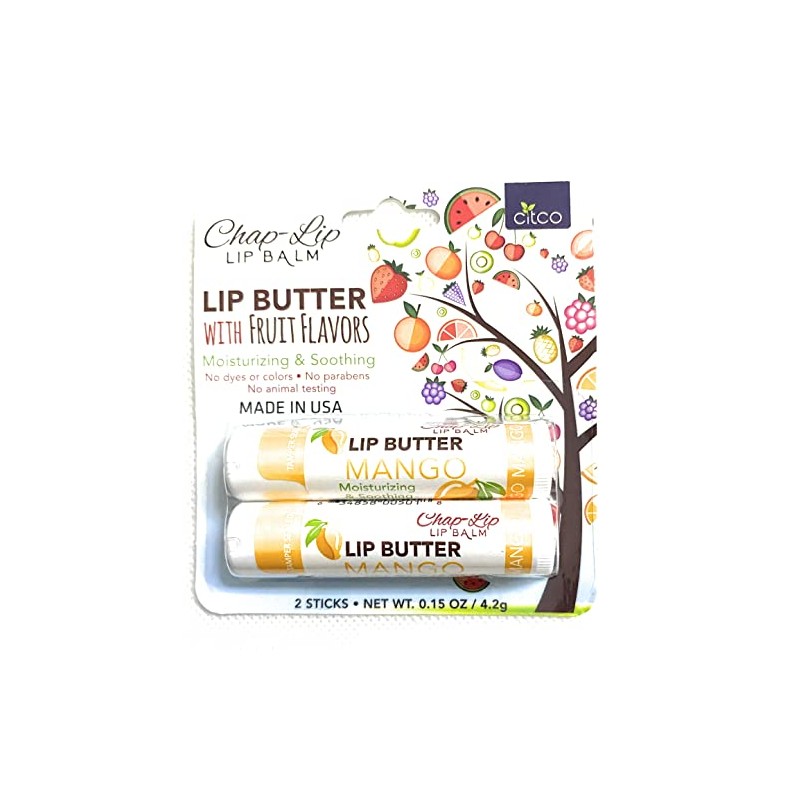 CHAP-LIP, LIP BUTTER, LIP BALM (MANGO)