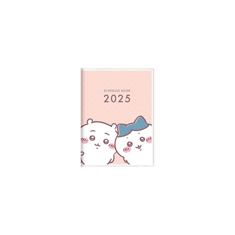 Sunstar Stationery Chiikawa S2958406 Monthly Notebook, A6, Chiikawa & Hachiware