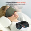 LitBear Sleep Mask for Men Side Sleeper, Sleeping Mask for