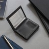 ASR Federal Black Leather Bifold RFID Wallet Police Badge Holder