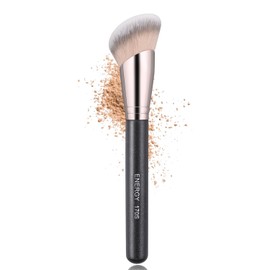 ENERGY Contour Foundation Brush Angled Powder Makeup Brush for Liquid Cream Powder Blush Bronzer Blending Buffing Vegan Synthetic Face Brush