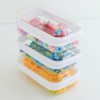 Zippered Pouch Hard, Clear Zippered Hard Pouch, Stackable Storage Bins,