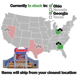 Summit Racing Chrome Air Cleaner with Reusable Filter 14" Dia Round 239432