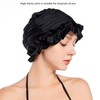 Swimming Cap Women Adult With Ruffled Edges -Nylon Cloth Swimming