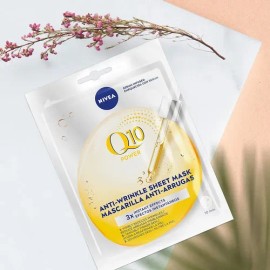 BDF México Nivea Q10 Power Mascarilla Facial Nivea Antiarrugas Q10 - 1 Pieza                                                                          