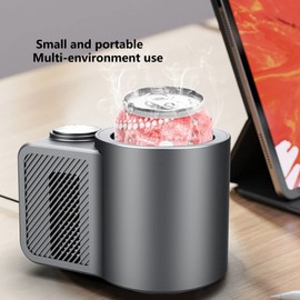 ZJchao Calentador del Enfriador de la Taza del Automóvil, Enchufe del Encendedor de Cigarrillos 12 V Soporte la Taza Enfriamiento Rápido Refrigerador Portátil Automático Mantenga Las Bebi