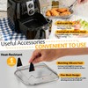 TeamFar Square Air Fryer Rack, 7.72" Stainless Steel Stackable Air