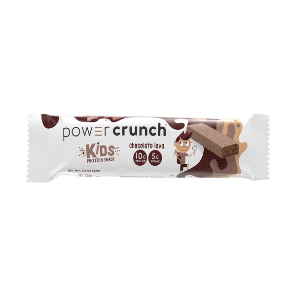 Power Crunch Kids Protein Snack Chocolate Lava 2-Pack (24 Bars)