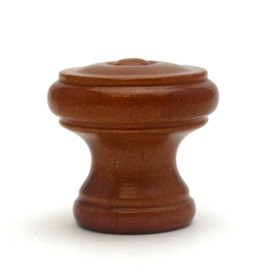 Wake Sangyo TW-337 Wooden Knobs, Dark Brown, 1.2 inches (30 mm), Interior Decoration, Furniture, Handle, Picking