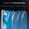 KUZOOM 2 Pack Privacy Screen Protector for iPhone 15, 9H+