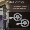 Ratchet & Paw Gear Fit for Santa Maria Grill, Suitable