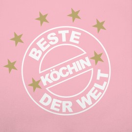 Shirtracer - Apron - Cooking Apron - Damen 1 - Beste Köchin der Welt, 5 Pink