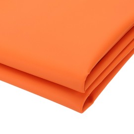 PATIKIL 63x39.4in Faux Leather Sheets, Faux Leather Fabric Sheets Vinyl Fabric Synthetic Soft Waterproof PU for Replacement Upholstery Car Furniture Sofa Boat Marine, Orange Red