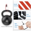 Aroono 250 Pack UV Resistant Red Zip Ties - Assorted