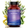 SEREMONY - Alcalino Microalgas Marinas Salvajes - Suplemento Alimenticio 60 Cápsulas - Mezcla de Microalgas con Minerales Esenciales como Potasio, Magnesio y Calcio - Fitoplancton Marino - 100% Natural y Multi Mineral