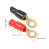 CHILDWEET Enhance Your Audio Experience 3 Pairs Brass Terminal Blocks