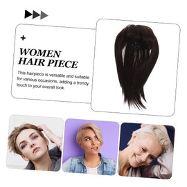 DECHOUS Clip Hair Topper for Women Seamless Invisible Wiglet Hairpiece Natural Look for Thinning Hair Comfortable Breathable and Undetectable Design Deep Brown